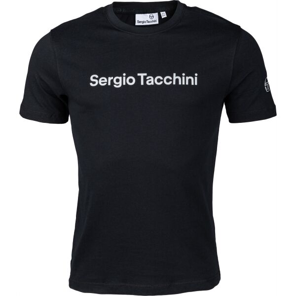 Sergio Tacchini ROBIN Černá S - Pánské tričko Sergio Tacchini