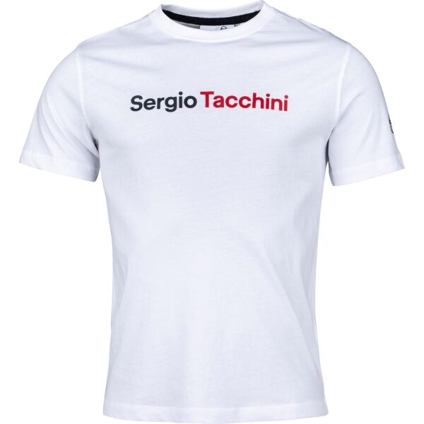 Sergio Tacchini ROBIN Bílá L - Pánské tričko Sergio Tacchini