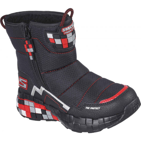 Skechers MEGA-CRAFT Černá 32 - Chlapecká zateplená zimní obuv Skechers