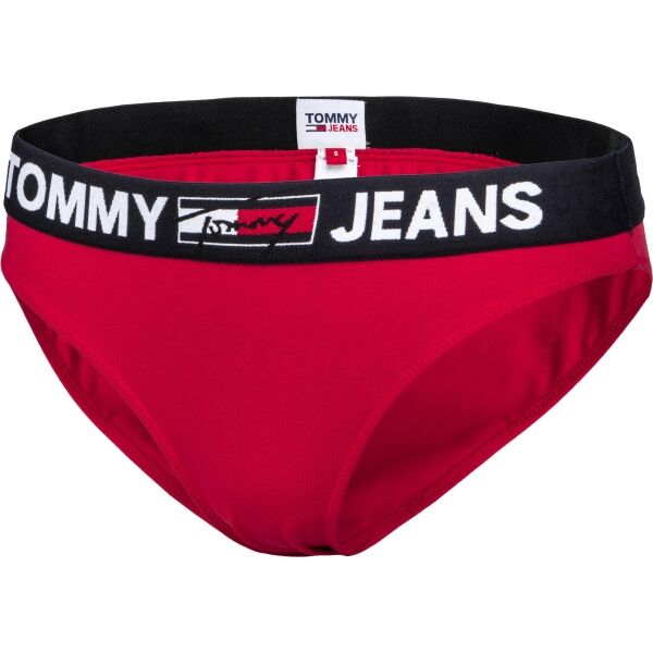 Tommy Hilfiger BIKINI Červená XS - Dámské kalhotky Tommy Hilfiger