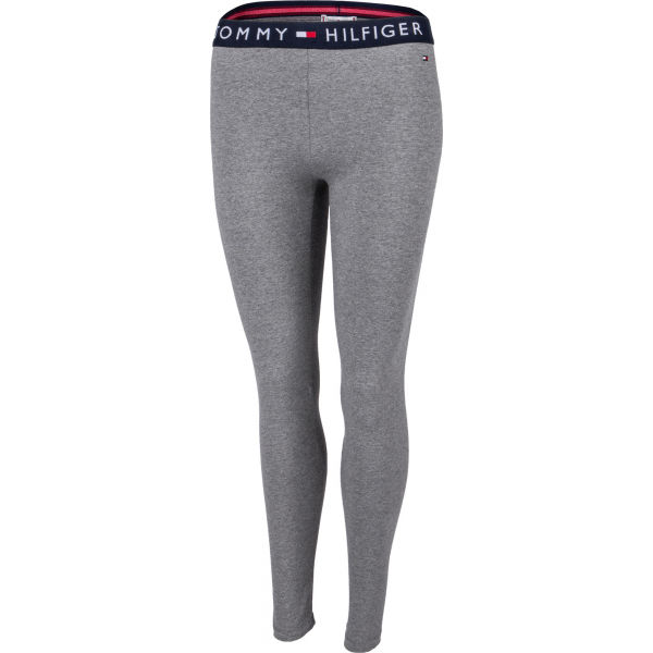Tommy Hilfiger LEGGING Tmavě šedá S - Dámské legíny Tommy Hilfiger