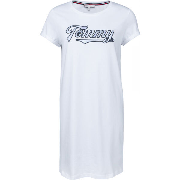 Tommy Hilfiger SS DRESS Bílá L - Dámské šaty na spaní Tommy Hilfiger