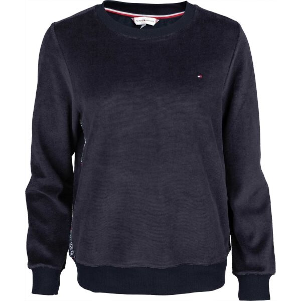 Tommy Hilfiger TRACK TOP Tmavě šedá L - Dámská mikina Tommy Hilfiger