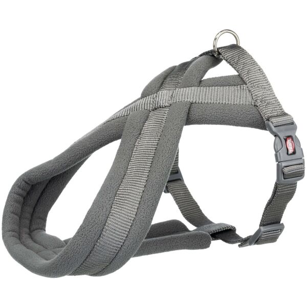 TRIXIE PREMIUM HARNESS M-L Šedá M-L - Postroj TRIXIE