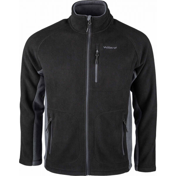Willard CALL Černá 3XL - Pánská fleecová mikina Willard