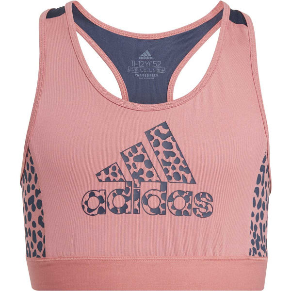 adidas LEO BT BRA Růžová 128 - Dívčí podprsenka adidas