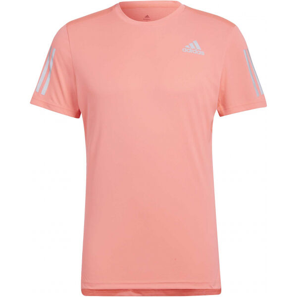 adidas OWN THE RUN TEE Červená S - Pánské běžecké tričko adidas