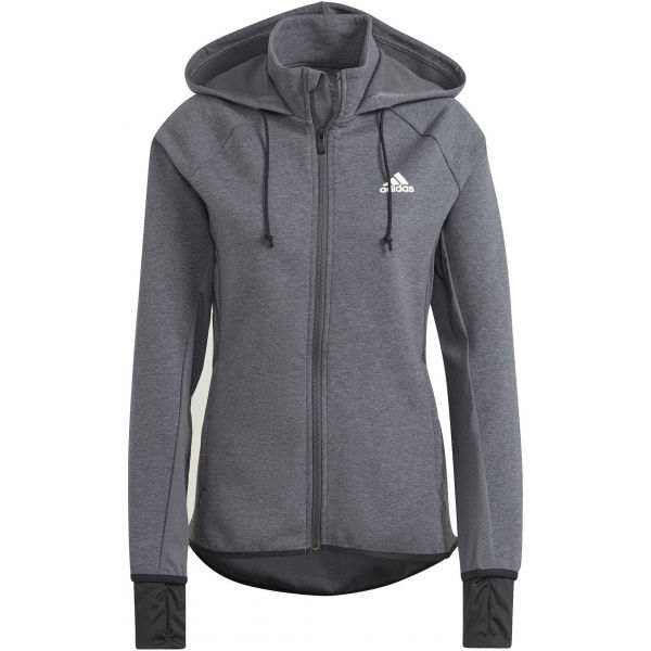 adidas MT FZ HOODY Šedá M - Dámská sportovní mikina adidas