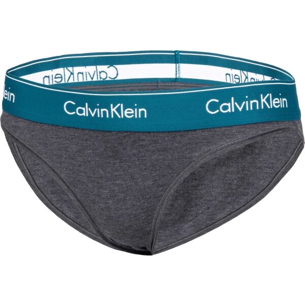 Calvin Klein BIKINI Tmavě šedá M - Dámské kalhotky Calvin Klein