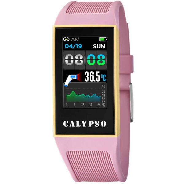 CALYPSO SMARTIME Růžová UNI - Fitness náramek CALYPSO