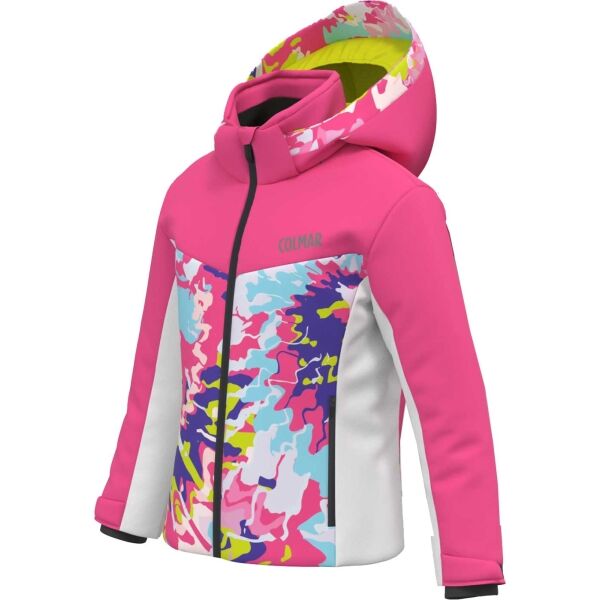 Colmar SKI JACKET JR Růžová 8 - Dívčí lyžařská bunda Colmar