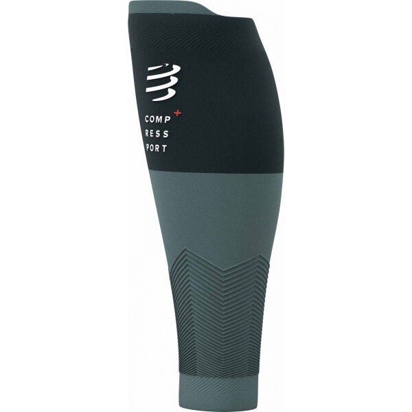 Compressport R2V2 Tmavě zelená T3 - Kompresní lýtkové návleky Compressport