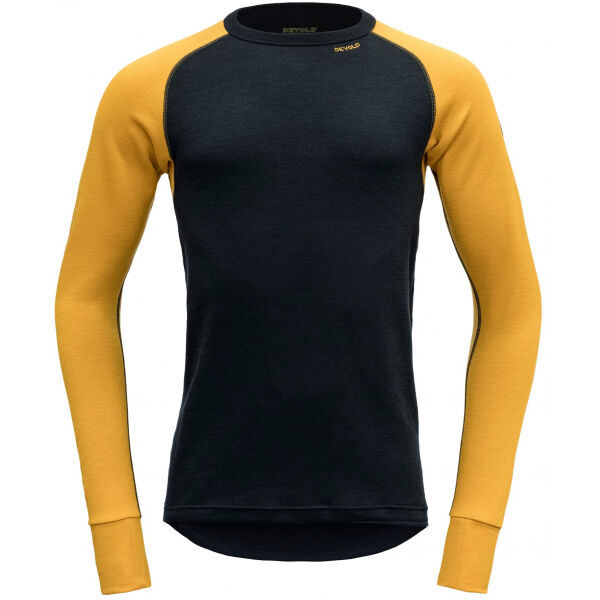 Devold EXPEDITION MAN SHIRT Černá M - Pánské vlněné tričko Devold