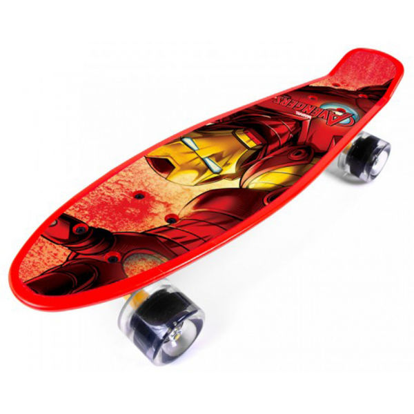 Disney IRON MAN Červená  - Skateboard Disney