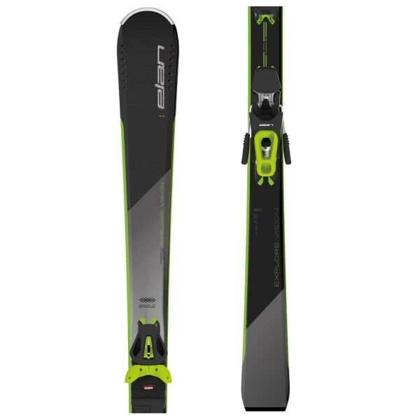 Elan SKIS SHI EXPLORE VISION LS + EL10.0 GW Černá 152 - Sjezdové lyže Elan