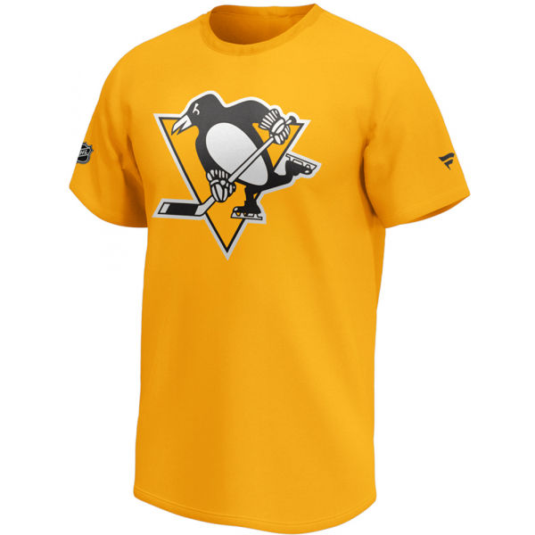 FANATICS ICONIC SECONDARY PITTSBURGH Žlutá L - Pánské triko FANATICS