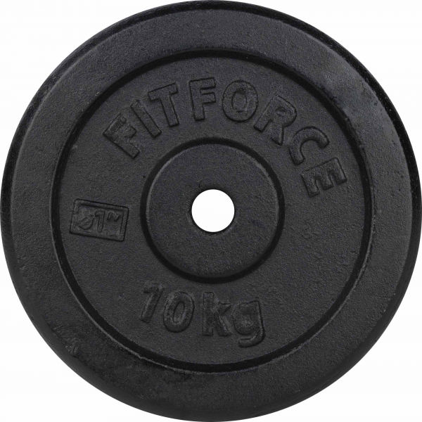 Fitforce PLB 10KG 25MM Černá 10 KG - Nakládací kotouč Fitforce