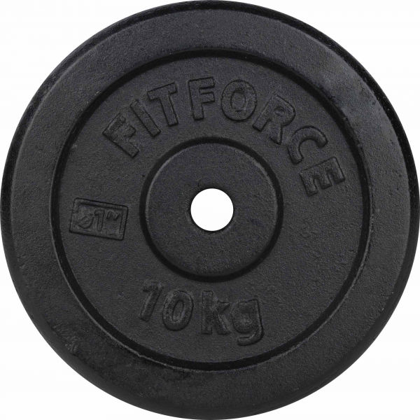 Fitforce PLB 10KG 25MM Černá 10 KG - Nakládací kotouč Fitforce