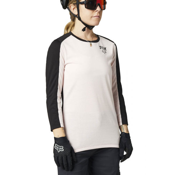 Fox RANGER DR 3/4 W Růžová L - Dámský dres na kolo Fox