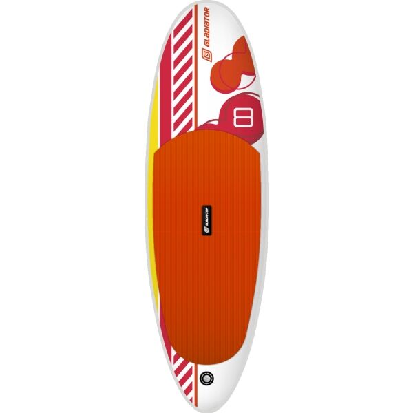 Gladiator KIDS 8'0'' Červená  - Allround paddleboard Gladiator