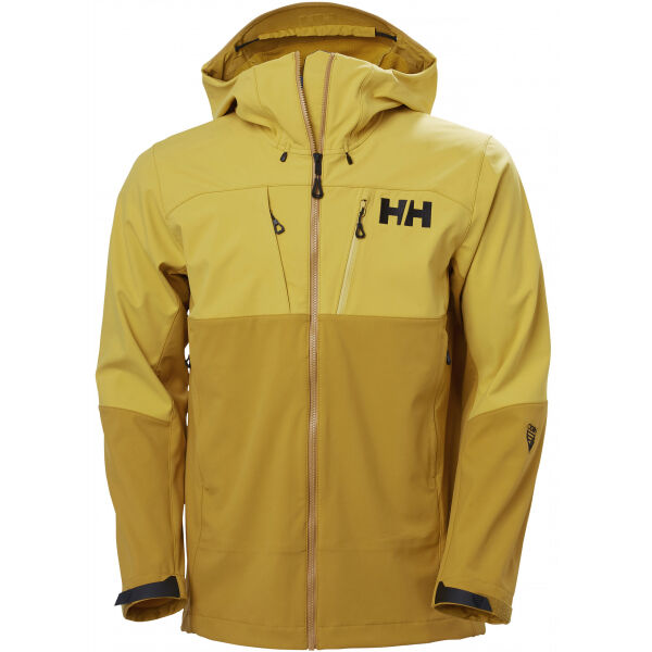 Helly Hansen ODIN MOUNTAIN SOFTSHELL JACKET Hnědá XL - Pánská softshellová bunda Helly Hansen