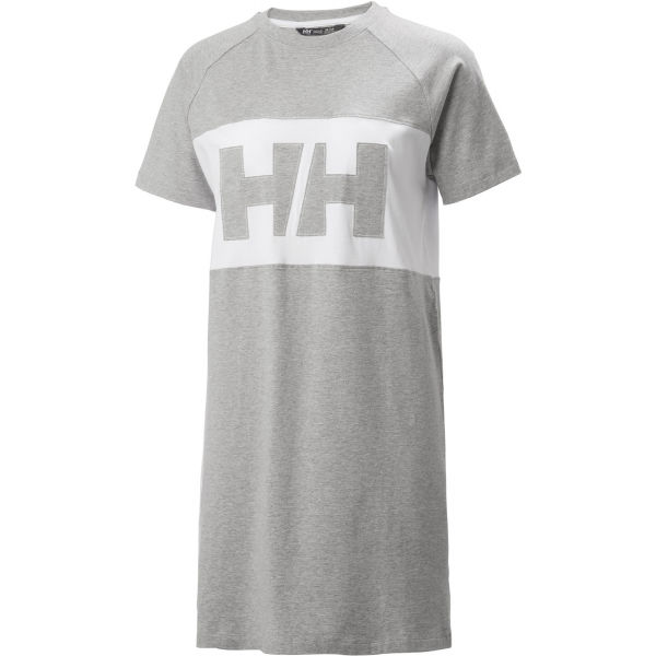 Helly Hansen ACTIVE T-SHIRT DRESS Šedá S - Dámské šaty Helly Hansen