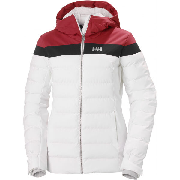 Helly Hansen W IMPERIAL PUFFY JACKET Bílá L - Dámská lyžařská bunda Helly Hansen