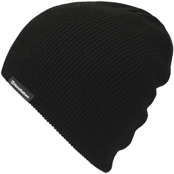 Horsefeathers HILLARY BEANIE Černá UNI - Dámská zimní čepice Horsefeathers