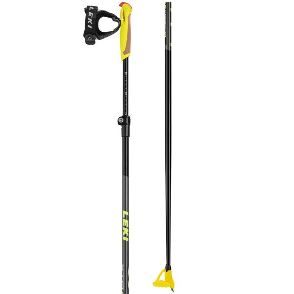 Leki XTA 6.5 VARIO JR. Černá 125 - 145 - Hole pro běžecké lyžování Leki