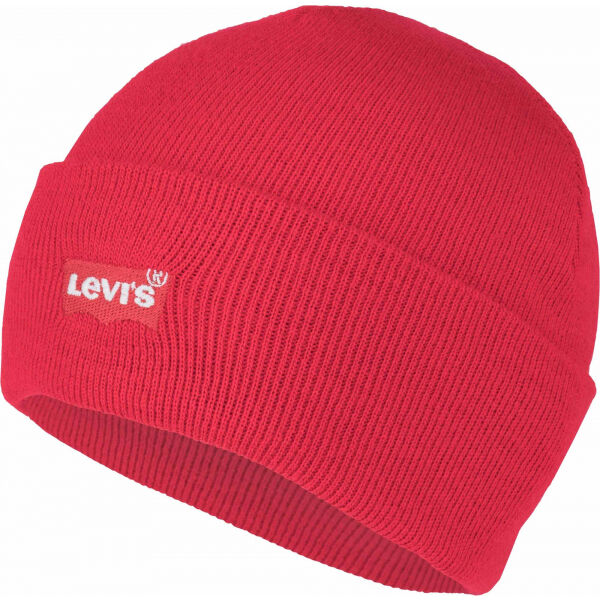 Levi's RED BATWING EMBROIDERED Červená UNI - Zimní čepice Levi's