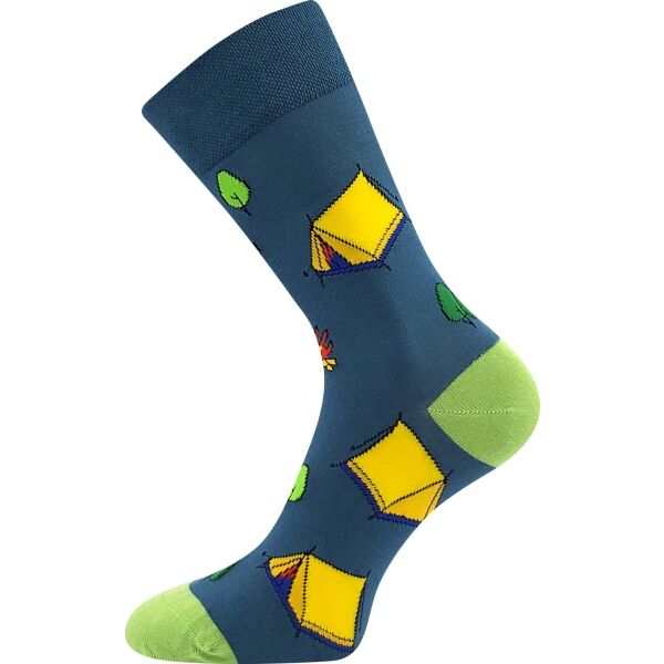 Lonka KEMP Tmavě zelená 35 - 38 - Unisexové ponožky Lonka