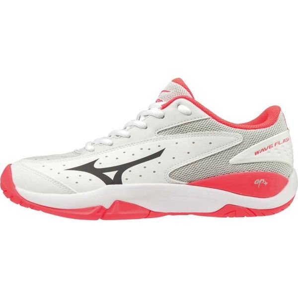Mizuno WAVE FLASH CC bílá 5.5 - Dámská tenisová obuv Mizuno