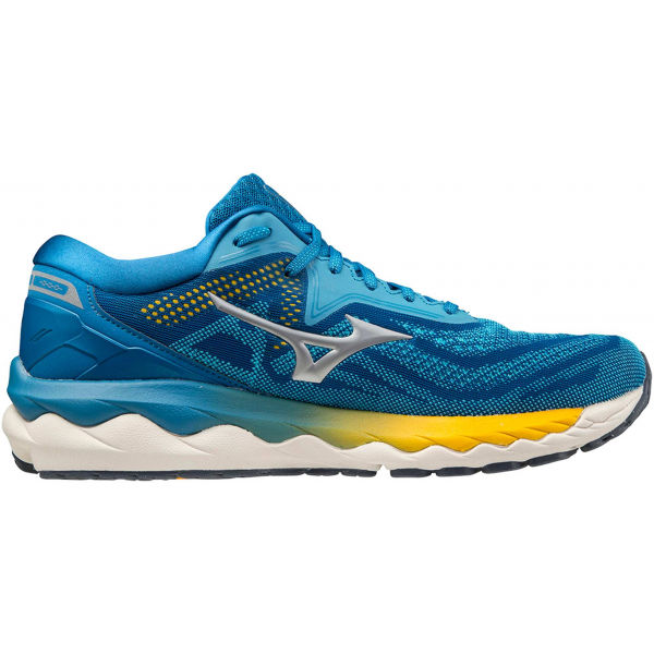 Mizuno WAVE SKY 4 Modrá 8 - Pánská běžecká obuv Mizuno
