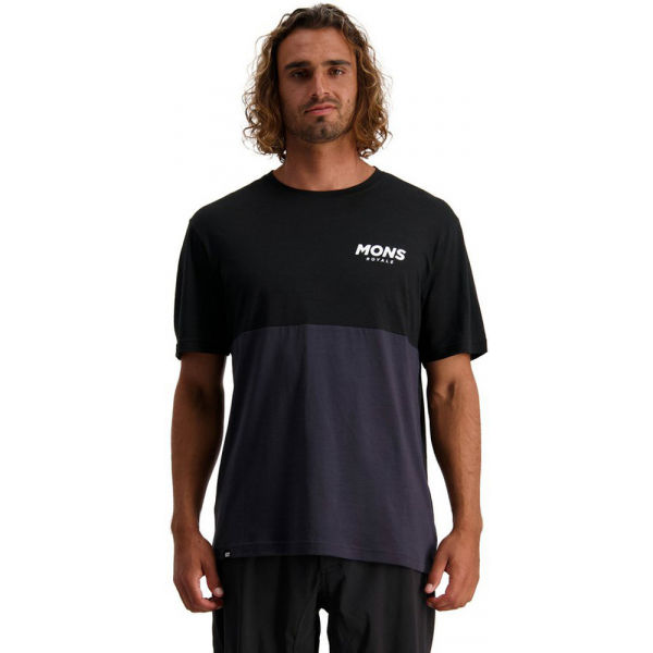 MONS ROYALE TARN FREERIDE Tmavě šedá XL - Pánské funkční triko na kolo MONS ROYALE