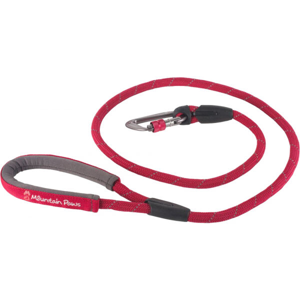 MOUNTAINPAWS ROPE DOG LEAD Červená 130 - Vodítko MOUNTAINPAWS