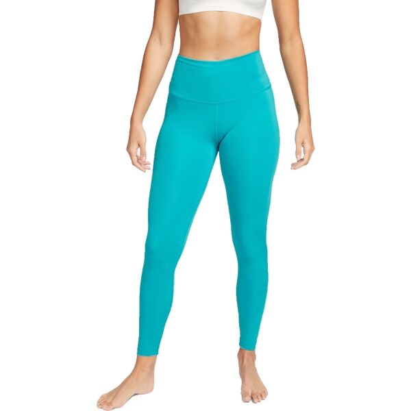 Nike YOGA 7/8 TIGHT Tyrkysová XS - Dámské legíny Nike