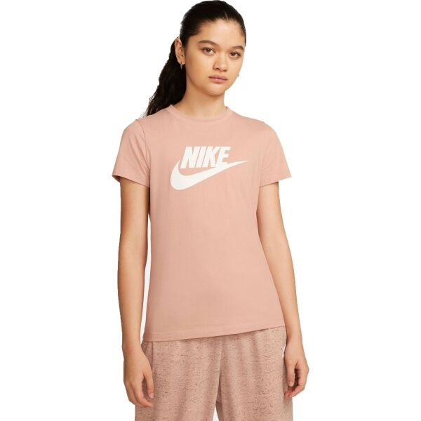 Nike NSW TEE ESSNTL ICON FUTURA Oranžová XS - Dámské tričko Nike