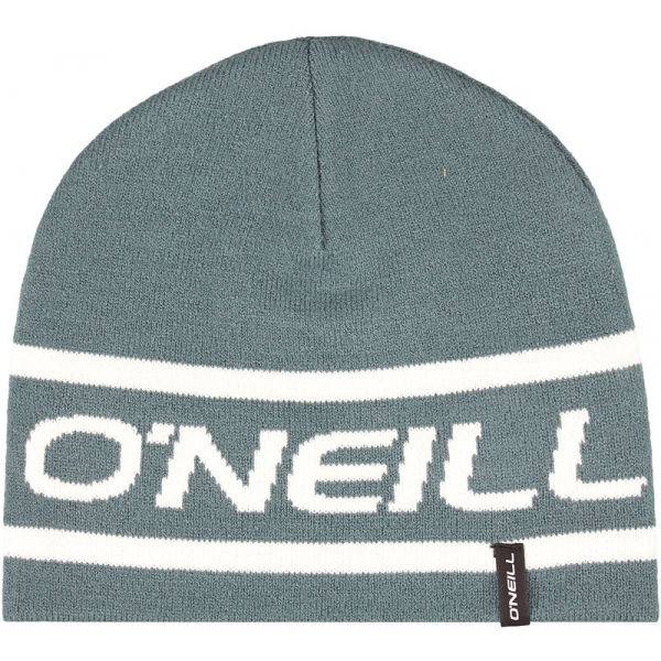 O'Neill BM REVERSIBLE LOGO BEANIE Šedá 0 - Pánská oboustranná čepice O'Neill