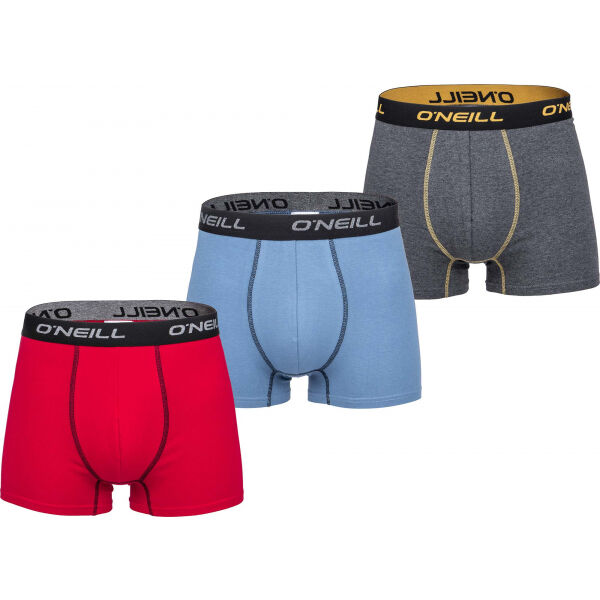 O'Neill BOXER PLAIN 3PACK Světle modrá S - Pánské boxerky O'Neill