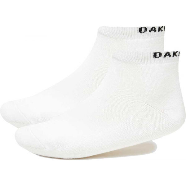 Oakley SHORT SOLID SOCKS (3 PCS) Bílá L - Ponožky Oakley