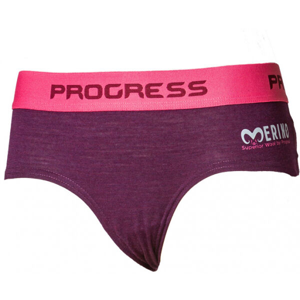 Progress MRN HIPSTER Fialová M - Dámské funkční Merino kalhotky Progress