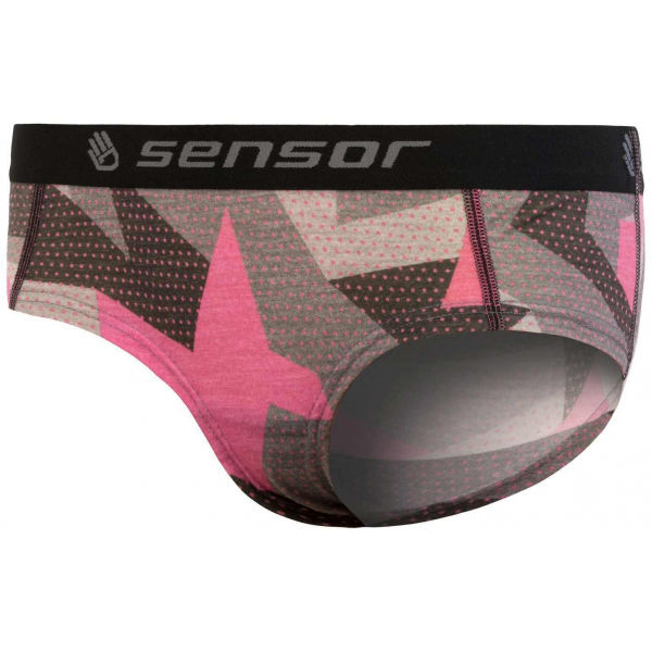 Sensor MERINO ACTIVE Šedá L - Dámské kalhotky Sensor