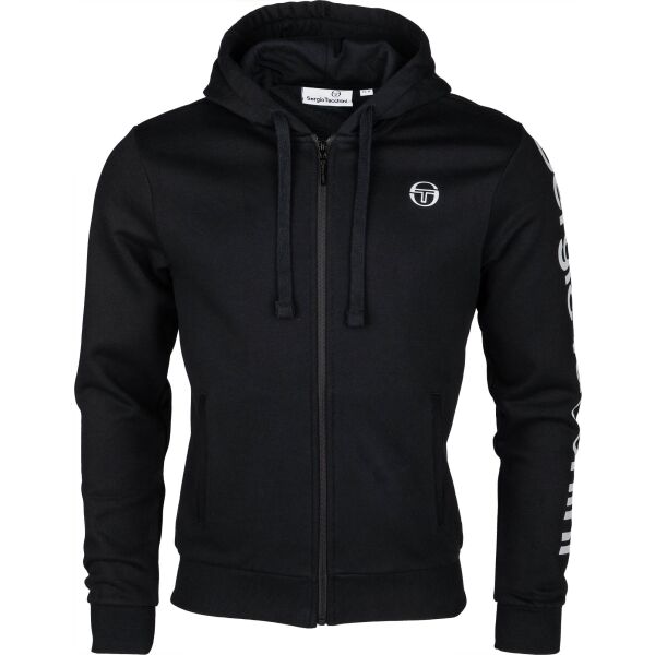 Sergio Tacchini NAMAR HOODIE SWEATER Černá M - Pánská mikina Sergio Tacchini
