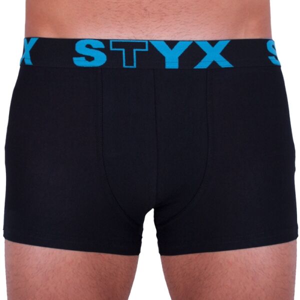 Styx MEN'S BOXERS SPORTS RUBBER Černá S - Pánské boxerky Styx