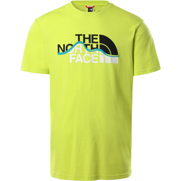 The North Face S/S MOUNT LINE TEE Světle zelená M - Pánské tričko The North Face