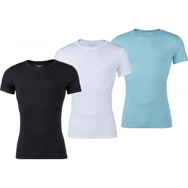 Tommy Hilfiger CN TEE SS 3 PACK PREMIUM ESSENTIALS Mix S - Pánské tričko Tommy Hilfiger