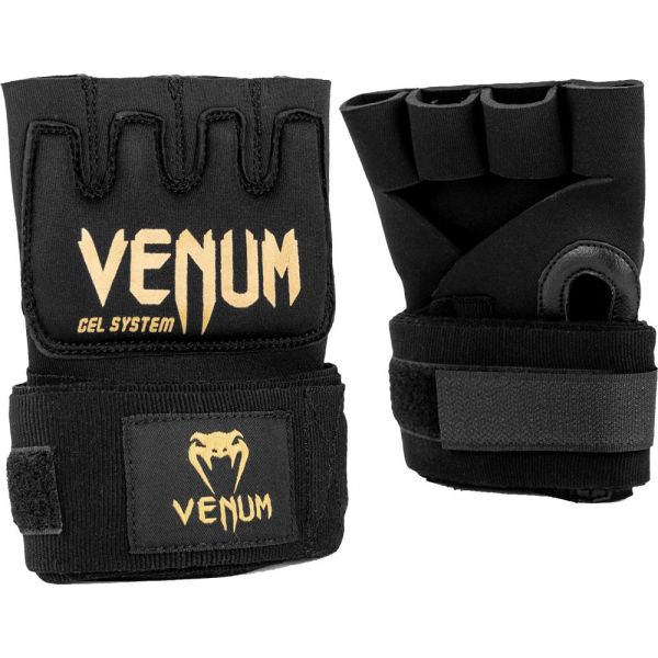 Venum KONTACT GEL GLOVE WRAPS Černá XL - Rukavice Venum