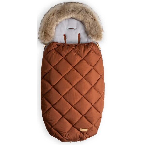BEZTROSKA FUR BAG 110 cm Hnědá L - Fusak BEZTROSKA
