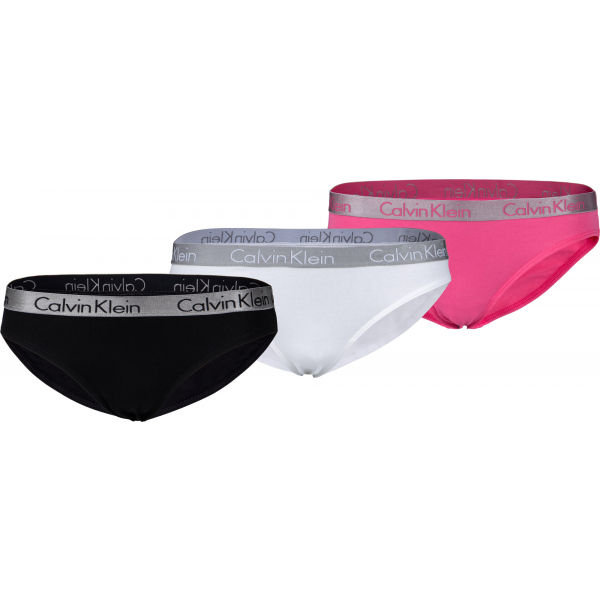 Calvin Klein BIKINI 3PK Mix XS - Dámské kalhotky Calvin Klein