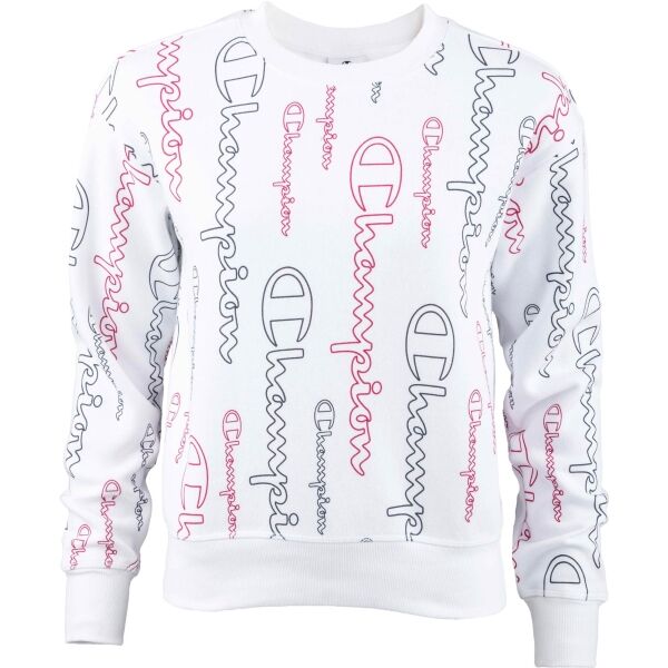 Champion CREWNECK SWEATSHIRT Bílá L - Dámská mikina Champion